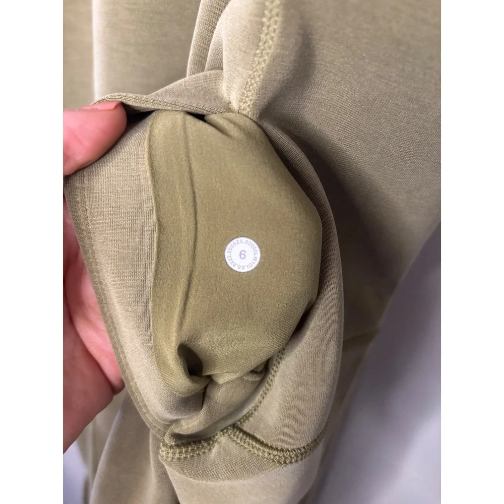 Lululemon Softstreme Back In Action Tank Dress Olive Green Athleisure Minimal‎ 6